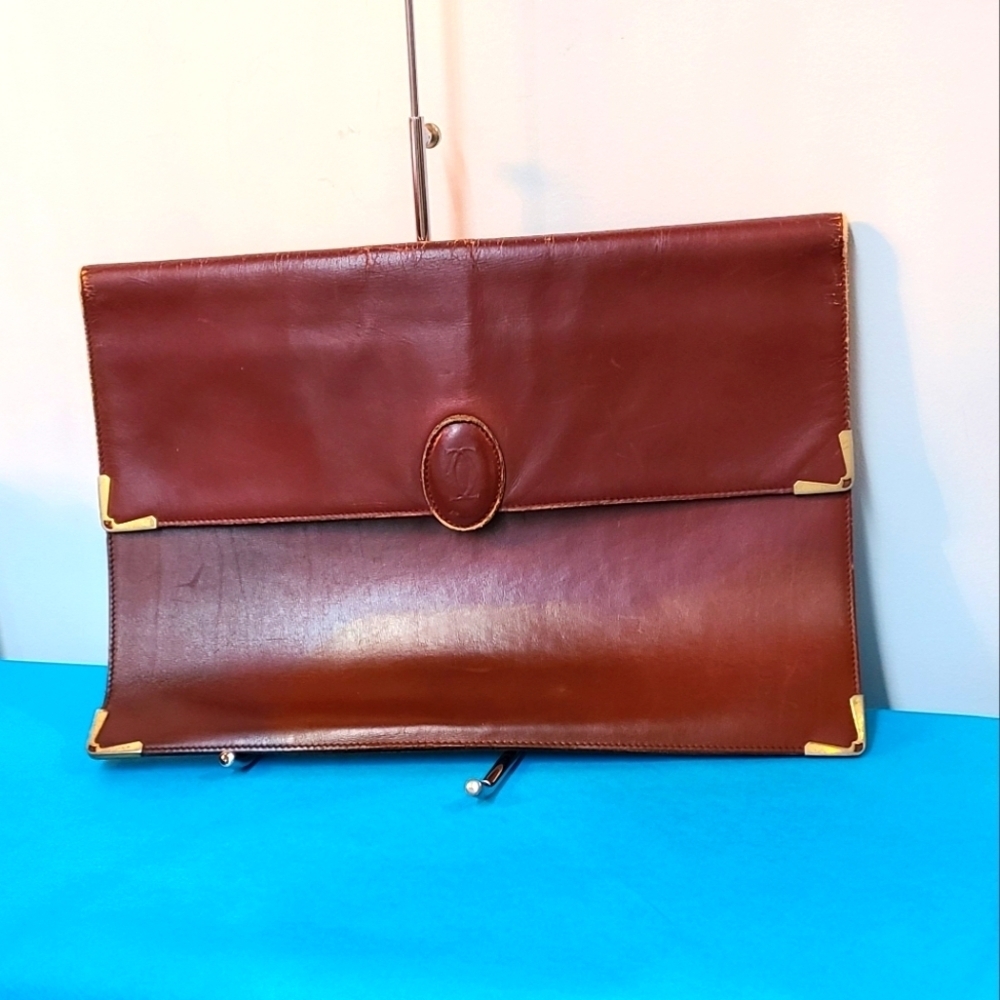 Cartier Vintage Leather Portfolio